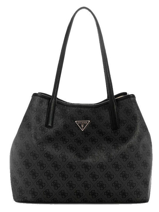 Guess Victtoria Women's Bag Tote Handbag Gray