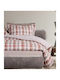 Das Home Bettwäsche-Set King Size 260x280cm. Happy Taupe 4Stück