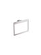 Gedy Pirinei Pi70 Single Wall-Mounted Bathroom Ring Inox Silver