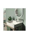 Gedy Pirinei Single Wall-Mounted Bathroom Rail Inox Silver