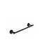 Gedy Single Wall-Mounted Bathroom Rail Inox Black