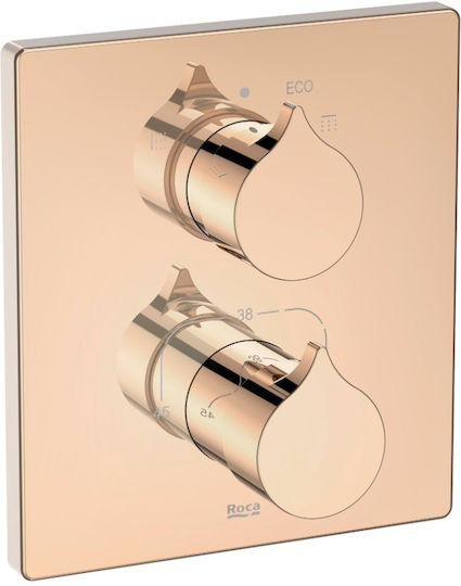 Roca Built-in Mixer & Supply Set for Shower
