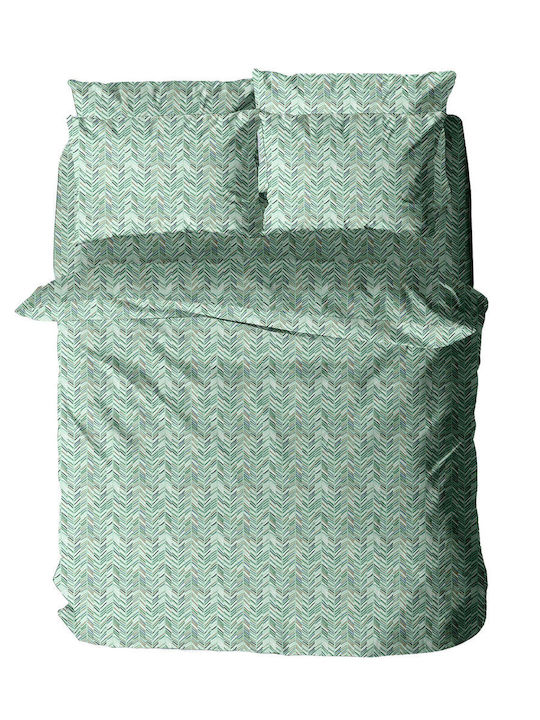 Sunshine Mint Pillowcase with Envelope Cover Aq...
