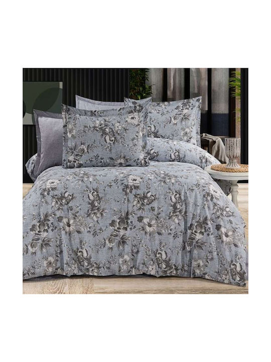 MayHome Σετ Μαξιλαροθήκες με Φάσα Floral 50x70εκ.