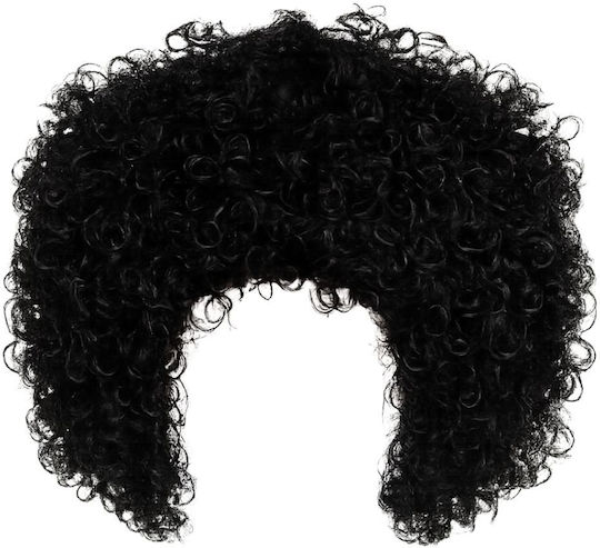 Karneval Perücke Afro Haar Human Blend Textur 120g Schwarze