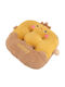 Kids Decorative Pillow Yellow 40x40cm