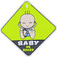 Baby On Board Semnalizare Cu Ventuză 15x15cm