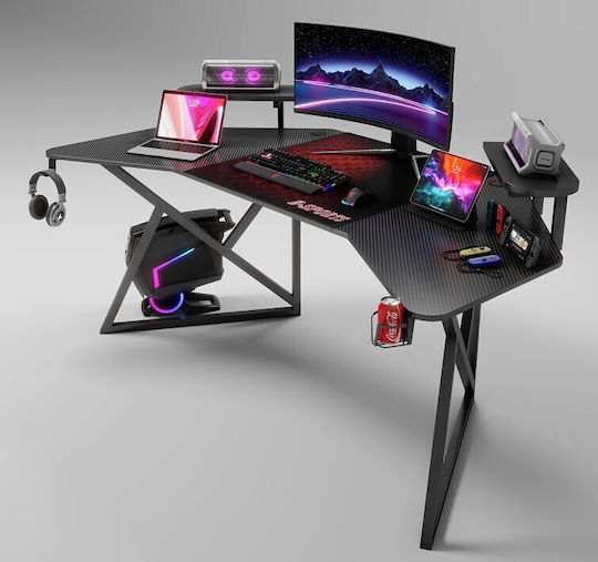 Electric Gaming Desk 180x70x74cm White Electric Gaming Desk 180x70x74cm White