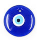 Blau Matohantresse Glas Nr. 5 Runde Flach 12,5cm