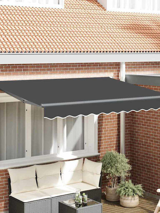 vidaXL Τέντα Βεράντας με Led Γκρι 3x2m
