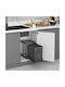 Starax Waste Bin Waste Plastic Gray 1pcs