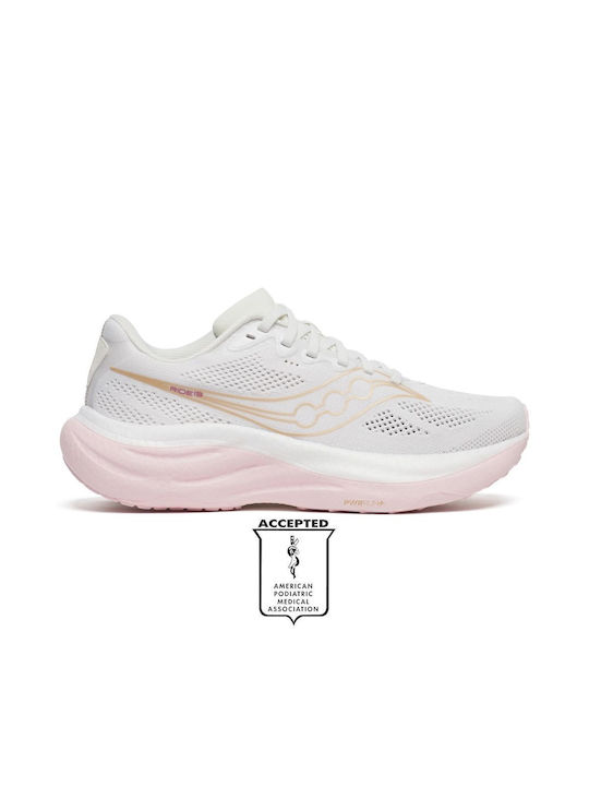 Saucony Ride 19 Sport Shoes Running White