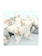 Baby Oliver Διακοσμητικό Μαξιλάρι Κούνιας Πράσινo 37x37cm