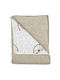 Ninetta Bebe Decke Wickeltücher für Kinderzimmer Baumwolle Beige 80x110cm