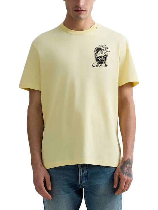 Replay T-shirt Pale-yellow