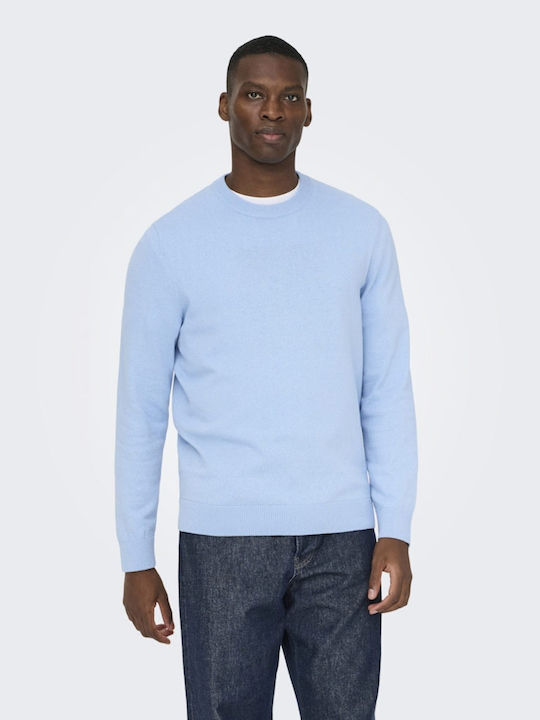 Only & Sons Pulover cu mânecă lungă Light Blue