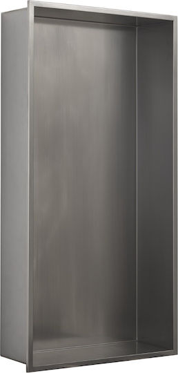 Gedy An der Wand montiert Badezimmerregal Inox Silber