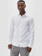 Langärmlig Hemd White