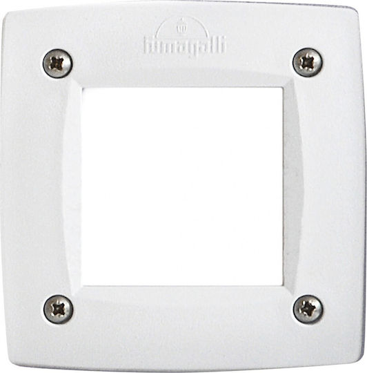 Fumagalli Extraleti 100 Стенно Външно Осветително Тяло LED GX53 IP66 с Регулируемо Бяло Светлина 11.5x8x9.6см
