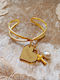 By Anastasia's Art Creations Christening Charm Bracelet Metal Gold 1pcs