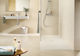 Roca Rectangular Porcelain Shower White Cratos 100x80x3.5cm
