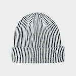 4F Beanie Ανδρικός Σκούφος Πλεκτός σε Λευκό χρώμα