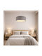 Pakketo Pwl-1091 Pendant Light Gray with Socket E27 38x38x21cm