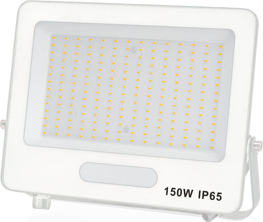 Adeleq Водоустойчив LED Прожектор 150W Студено Бяло 6200K с Motion Sensor IP65