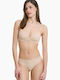 Βαμβακερά Femei Slip 2Pack fără cusături Bej
