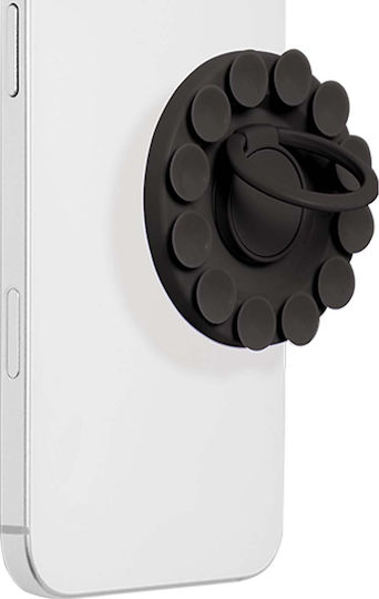 Bigben Connected Ring Holder Suction Cup Ring Stand Magsafe Compatible Black