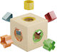 Quercetti Shape Sorting Playbio Wooden Toy for 12+ Months