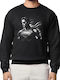 Суитшърт с обло деколте Superman Speed Blur Monochromatic Черен Pop Culture