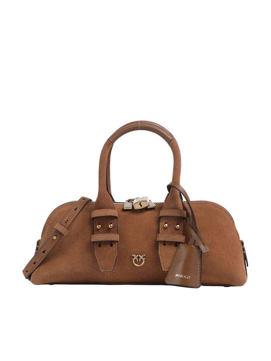 Leather Women's Bag Shoulder Tabac Brown
