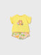 Kids' Set with Shorts Summer 2pcs Yellow