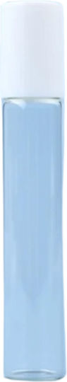 Glasfläschchen Roll On 10ml Weißer Deckel