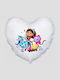 Heart Pillow Size 41x39cm Gabby's Dollhouse Gabi Dollhouse White