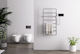 Piccadilly Electric Towel Rail 95x47.5cm Silver