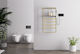 Piccadilly Electric Towel Rail 87x47.5cm Gold