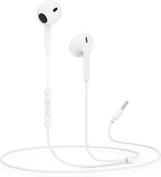 Yesido YH39 Handsfree cu două căști cu mufă 3.5mm Alb