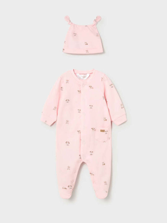Mayoral Mayoral Baby-Strampler Mit Zubehör Rosa