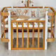 IngVart Baby Bettwäsche-Set Für Krippe Weiß 7 Stück SETBALZOA-60