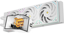 Thermalright Wonder Vision 360 UB Охлаждане AIO CPU с 3 Вентилатора 120mm и ARGB Осветление Бял