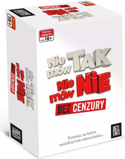 Board Game Don't Say YES Don't Say Uncensored for 2-10 Players 18+ Years Old (PL) Epee