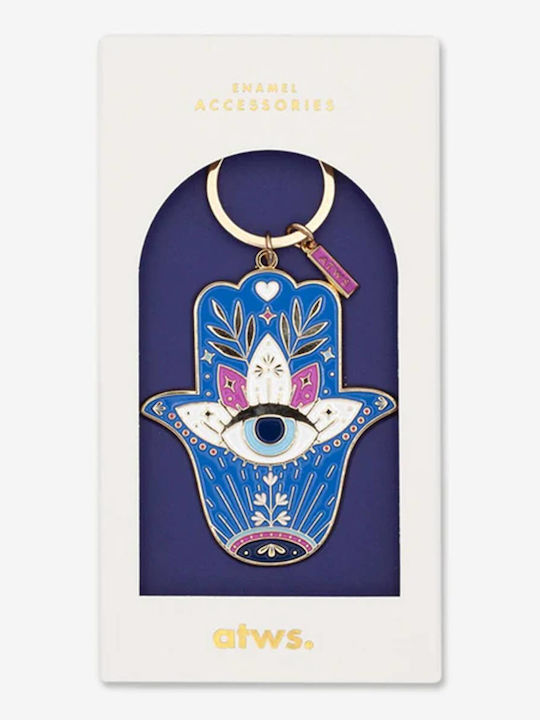 Atws Fatma Hand Keychain Blue 3701344210267
