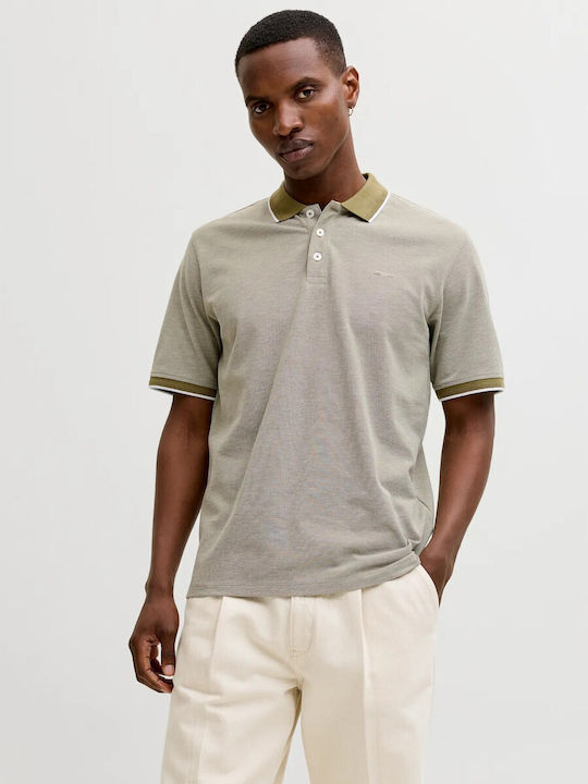 Jack & Jones Polo T-Shirt Martini Olive Melange