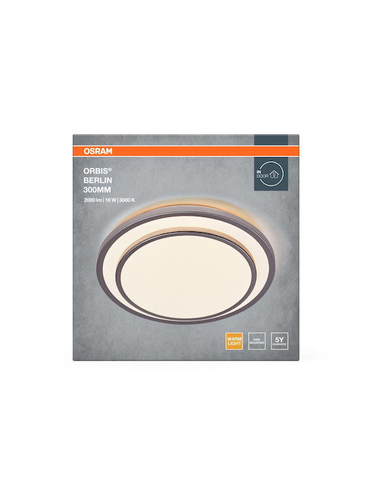 Osram Plafonieră de Tavan 30buc Argintiu cu LED Integrat