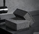 Set 12 Kitchen Sponges Black Sweden Home Abrasive Layer Universal Use Resistant Durable Black Luxury Edition