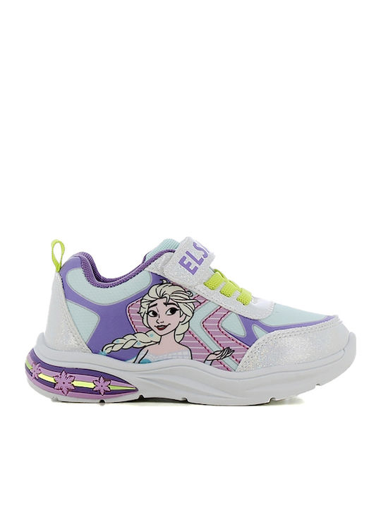 Kinder Sneakers mit Lichtern Silber