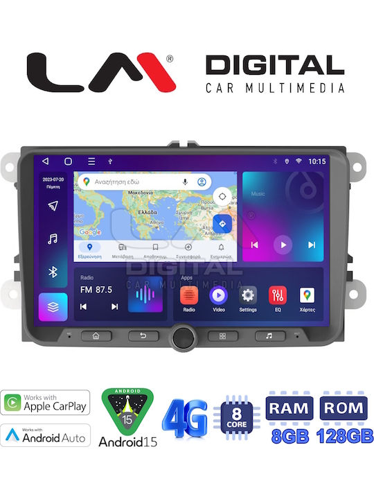 LM Digital Car Audio System for Skoda Yeti 2009-2017 (Bluetooth/USB/WiFi/GPS/Apple-Carplay/Android-Auto) with Touch Screen 9"