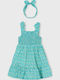 Kids Dress Sleeveless Blue